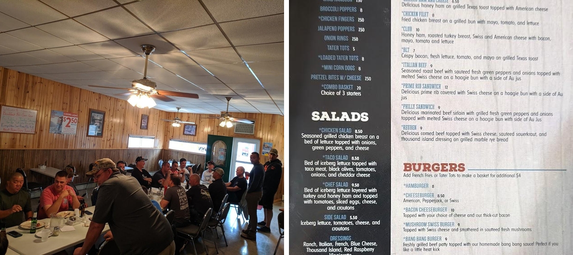 Opera House Bar & Grill Menu