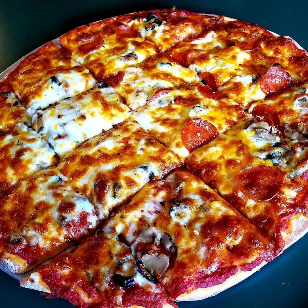 Olives and Pepperoni